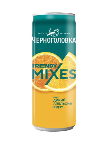 ЧЕРНОГОЛОВКА лимонад  дикий апельсин-юдзу 0,33л ж/б/12